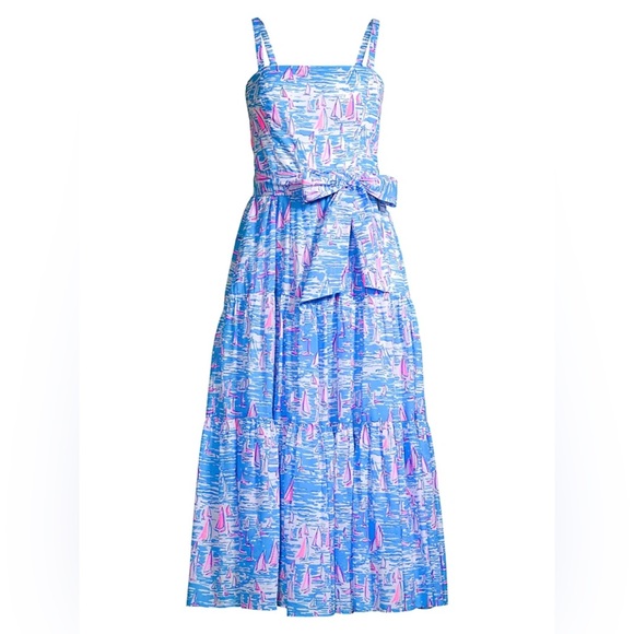 Lilly Pulitzer Dresses & Skirts - Boatylicious Zanzibar Blue Dress 00